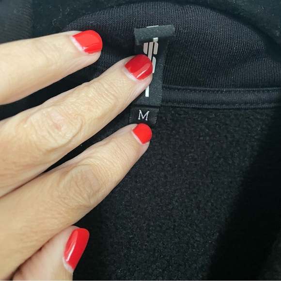 Adam Selman Sport Black Button Down Fleece Jacket Size Medium - Picture 3 of 11